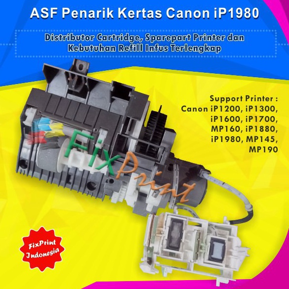 (O ☆K♥4> ASF Roller Penarik Kertas Printer Canon IP1200 IP1300 IP1600 Ip1700 MP160 ip1880 ip1980 MP1