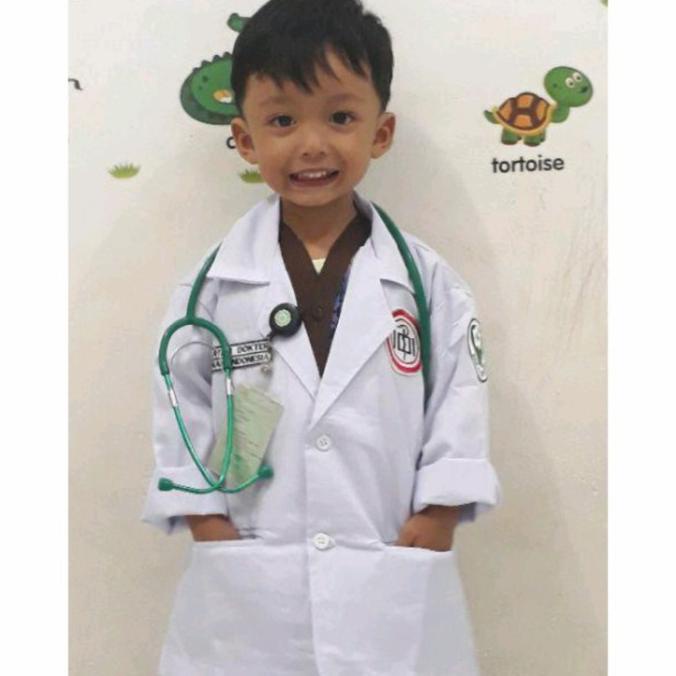 Jas dokter anak Baju profesi dokter Jas praktek dokter anak