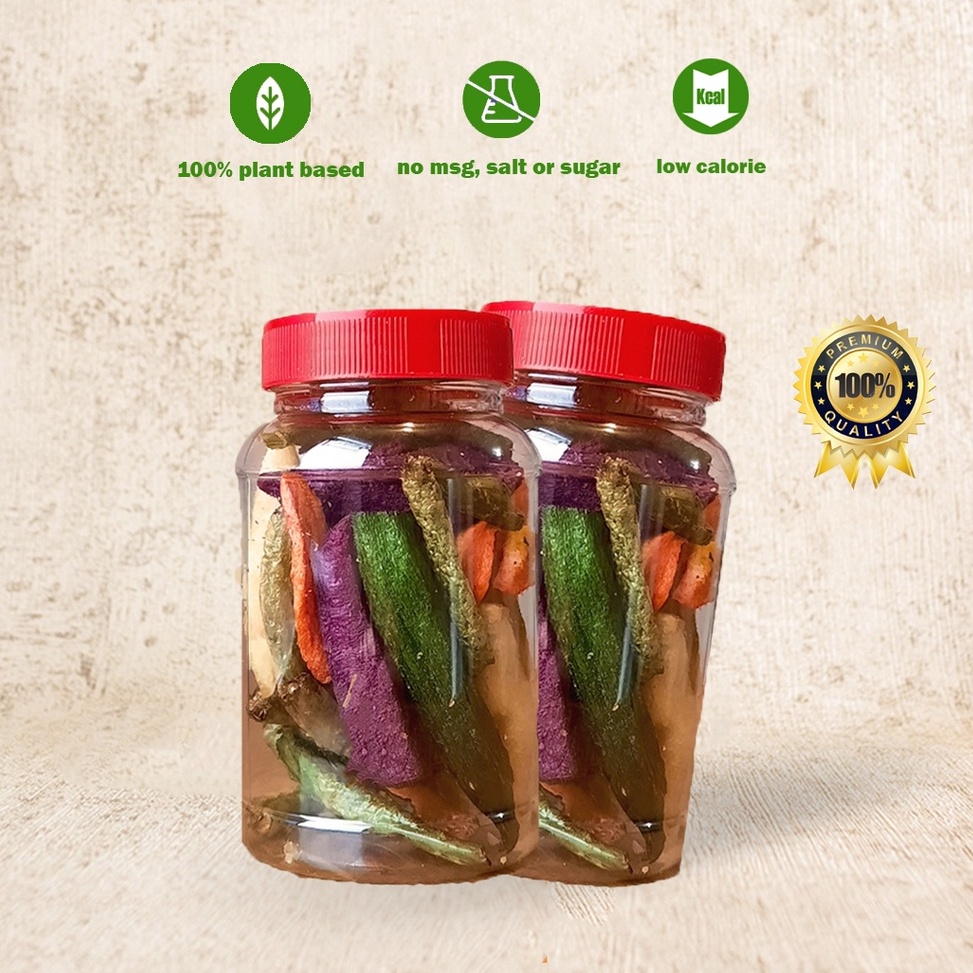 

(J ✮K♡J> 300ml Crunchgie Keripik Sayur Krispi Keripik Buah Snack Sehat Snack Diet Crunchy Veggie /top.produuk.!