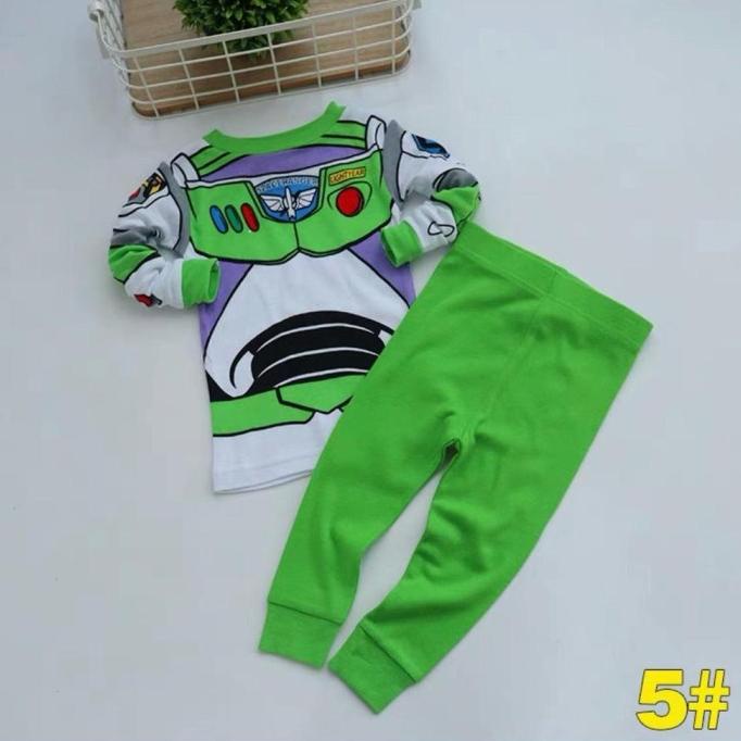 BAJU PIYAMA TOY STORY BUZZ LIGHTYEAR BALITA BAYI ANAK KOSTUM IMPOR