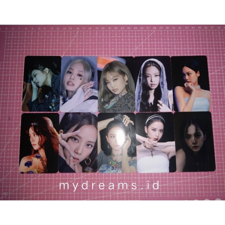 MENARIK [READY] PHOTOCARD BP TOUR JENNIE JISOO LISA ROSE POP UP STORE EXHIBITION BLACKPINK X FLIMTY 