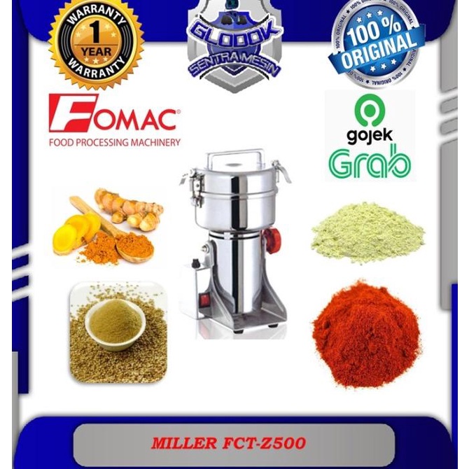 Mesin Penepung Penggiling Tepung Miller FCT-Z500 FOMAC