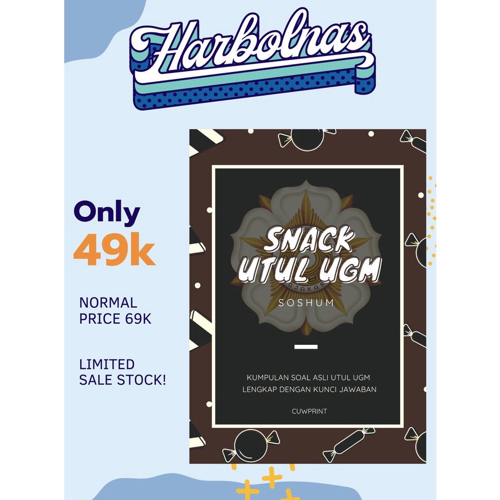 [◆/☑LLH) SNACK UTUL UGM 2023 by Cuwprintbanyak diiminati.