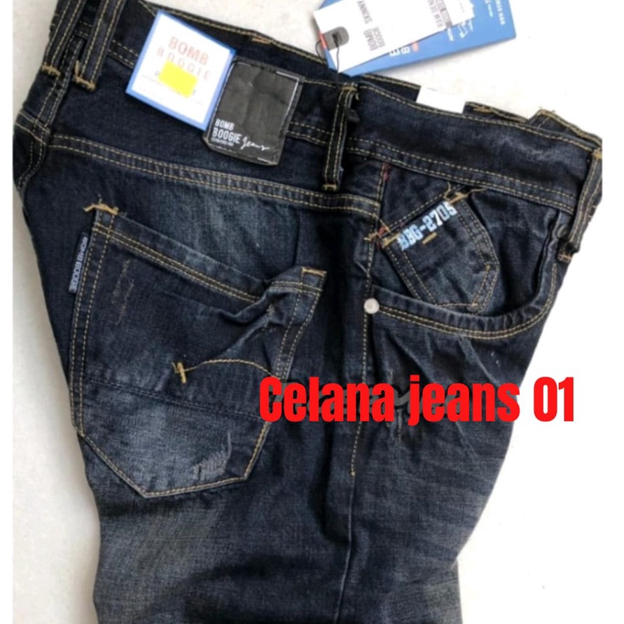 HOT SALE CELANA JEANS BOOMBBOGIE ORIGINAL| CELANA JEANS BBG ORI / CELANA PANJANG PRIA ✺