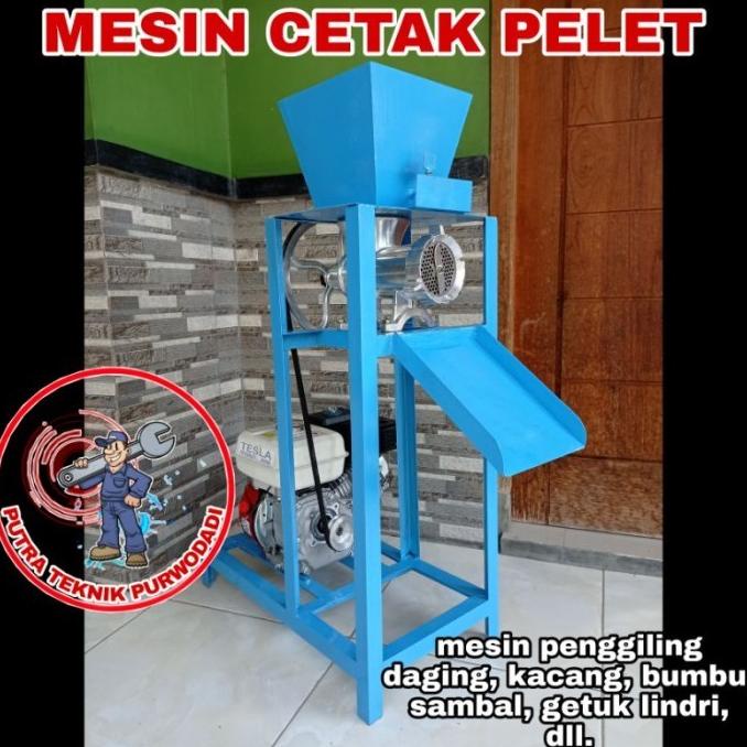 Mesin Cetak Pelet Gilingan Daging, Giling Kacang Bumbu Sambal Cetak