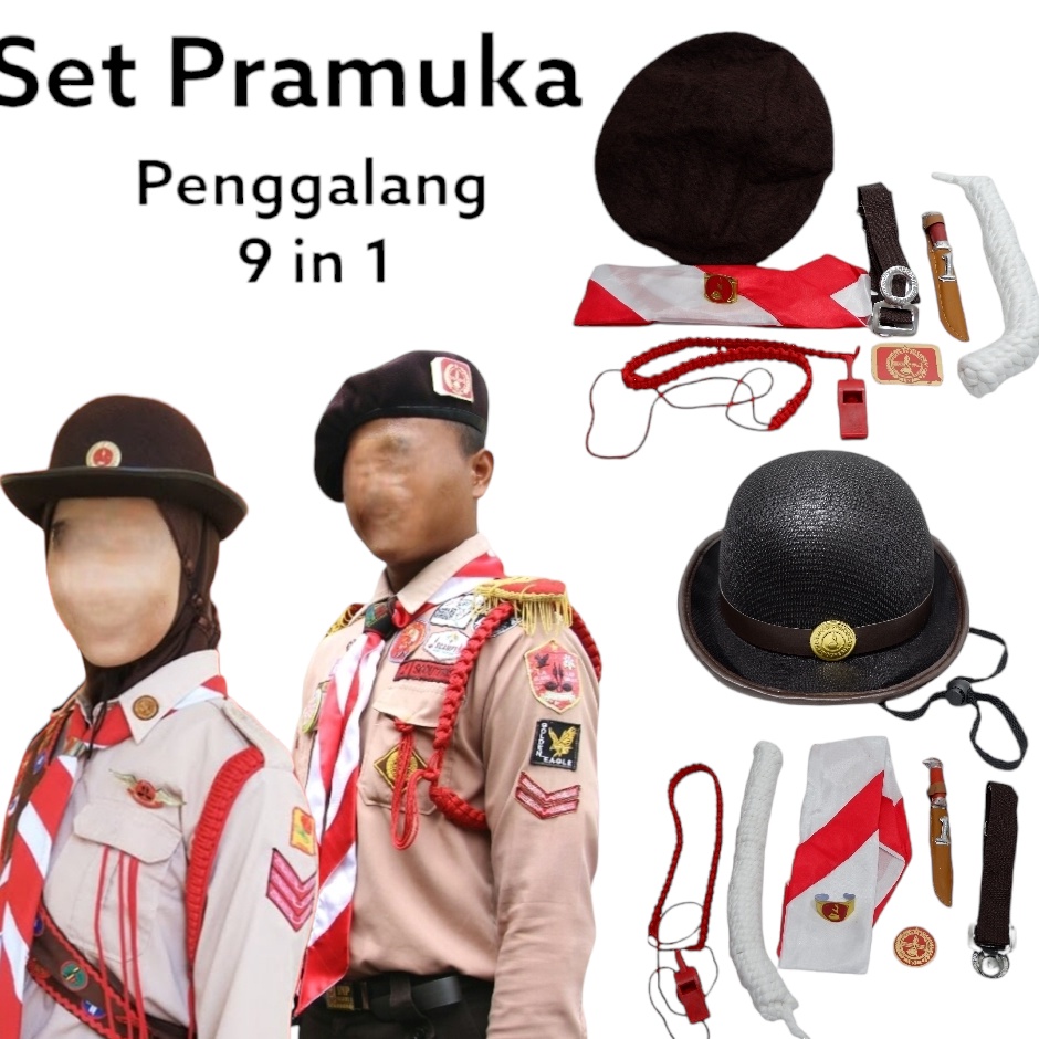 

[H ➸O㊖1) Perlengkapan Pramuka Satu 1 Set Lengkap Siswa Siswi Putra Putri Penggalang SD SMP Cowok Cewek -terviiral!