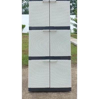 Lemari plastik akako mini susun 3 BIlpin Akako