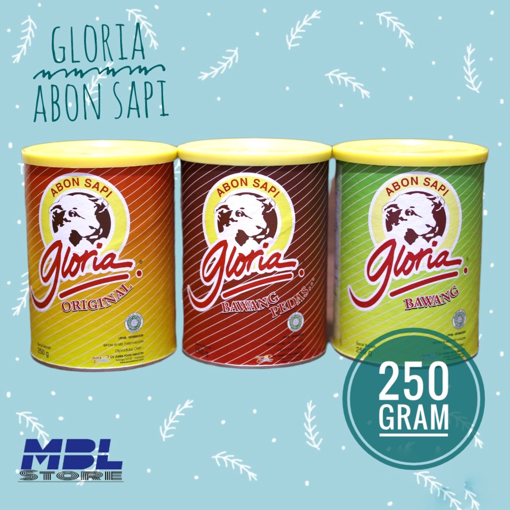 

[J ☑L㊚8) Abon Gloria Sapi 250 g -viiral..!