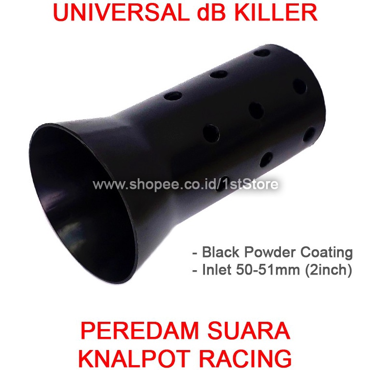 TERPERCAYA UNIVERSAL DB KILLER PEREDAM SUARA KNALPOT RACING INLET 50-51MM WRX R9 DBS CLD AKRAPOVIC S