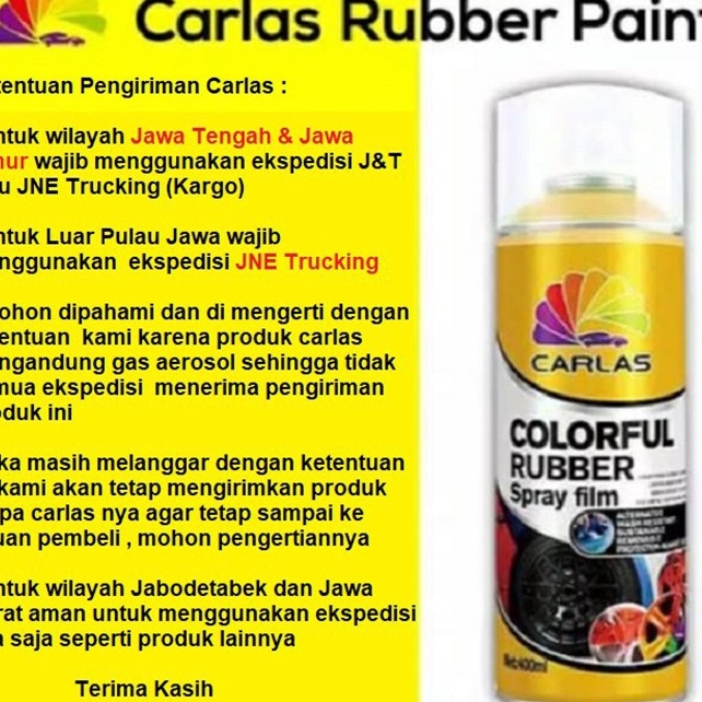 ✤New✤ Carlas Rubber Paint Black C4 / Carlas Hitam