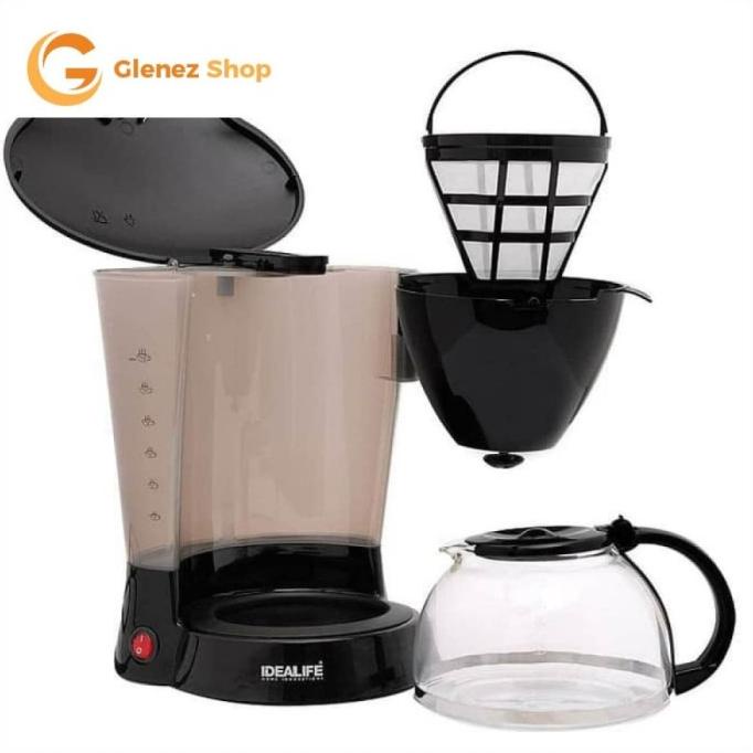 Coffee Maker Espresso / Mesin Kopi Espresso 1.1 Liter Idealife IL-218