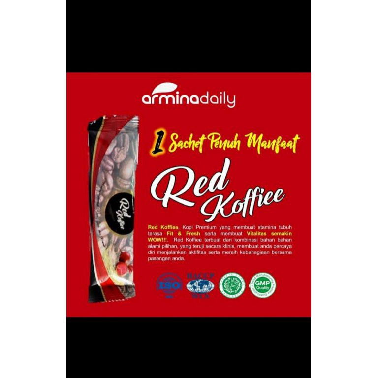 

(Q-➛RごL] Red Koffiee / Red Koffie - per Sachet (ecer) Kopi kesehatan / Kopi Merah / BPOM-Halal /berkualiitas.!