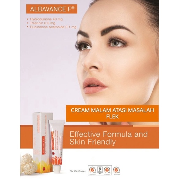 [F ✓G➤12> ALBAVANCE F - WHITENING CREAM MALAM  ATASI MASALAH FLEK /viiral