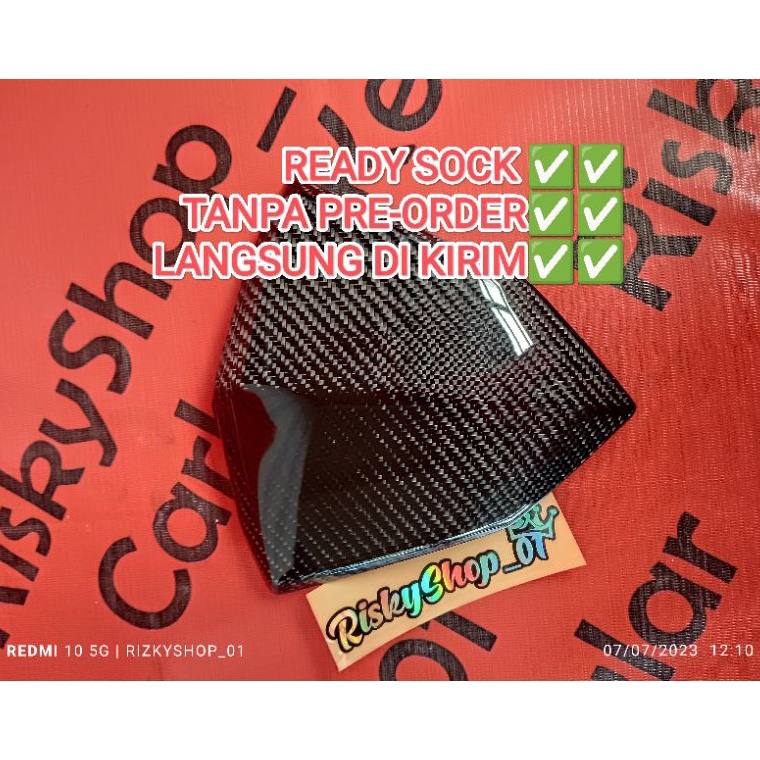 TERPERCAYA VISOR VARIO 125 150 LED OLD CARBON KEVLAR