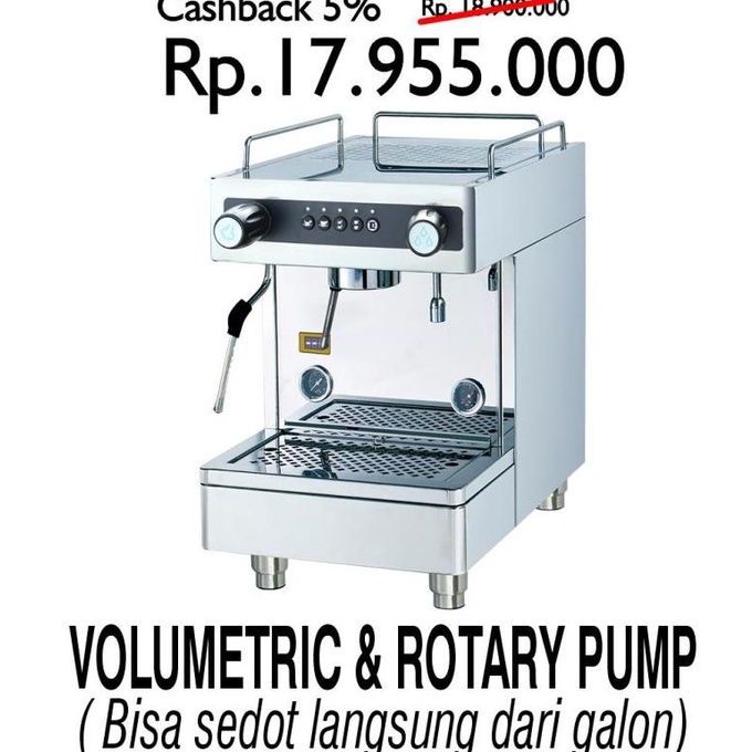 mesin kopi espresso rotary pump branded taiwan