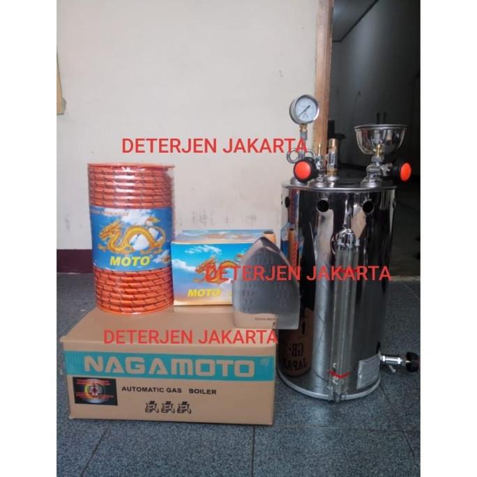 Setrika Uap / Boiler Otomatis Nagamoto 15 Liter Murah Original