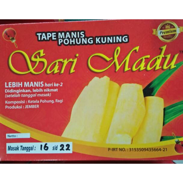 

(T »U☎P] Tape Sari Madu khas Jember 1Kg TERMURAH /siaap.dikirim.