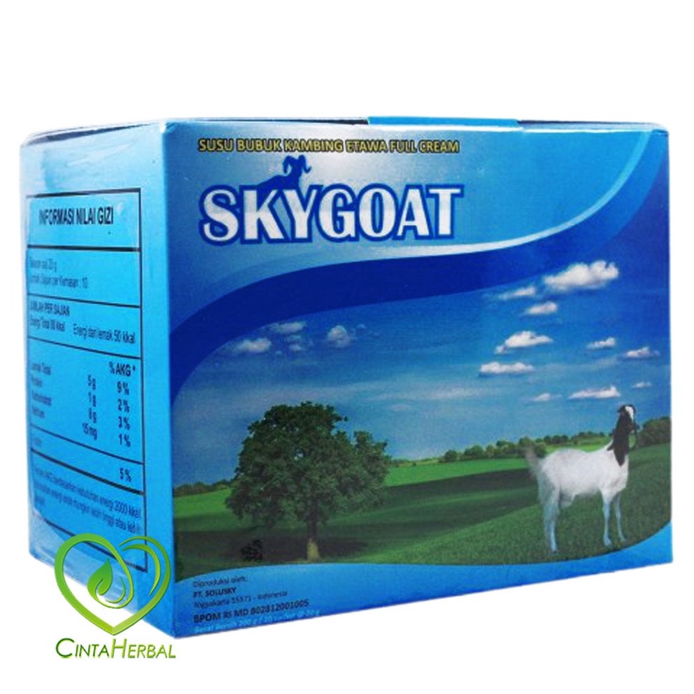 

(❣JMA-❣> Sky Goat Susu Kambing Etawa Bubuk Full Cream | SkyGoat Original Kemasan Box - kekinian..!