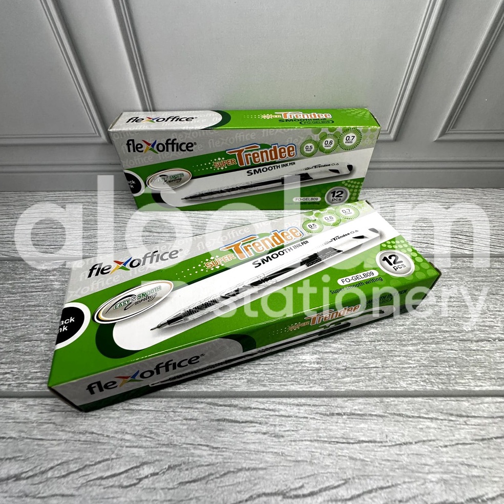 

(SH♫/I♥] SELUSIN ( 12 PCS ) Pulpen Mekanik Flexoffice Super Trendee 0.5 mm Pulpen Cetekan Trendee 0.5mm- langsung.kirim.!