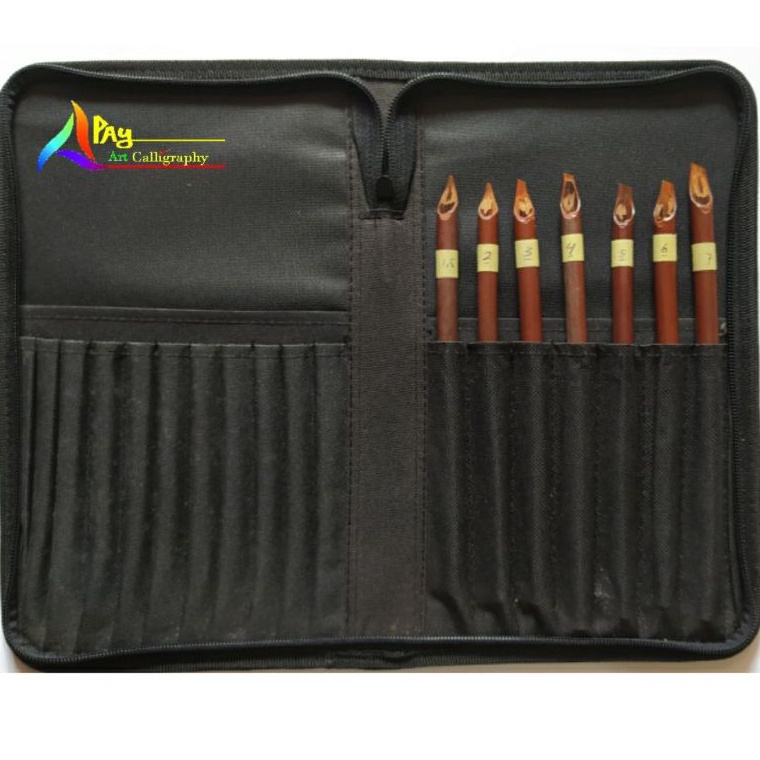 

[W7㊚/P☑] Paket Alat Kaligrafi 1 (set kalam handam + tas)/ viraal..