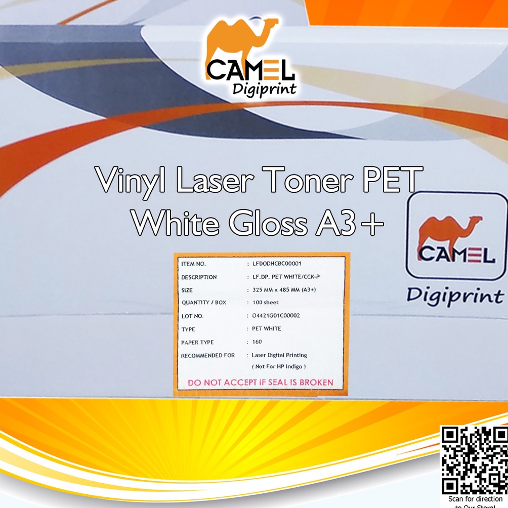 

(✉WEJ-◆> Stiker Vinyl Laser Camel Digiprint A3+ 50 lembar / trending.!!