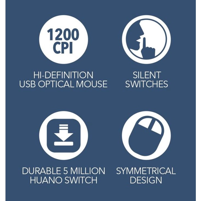 TERLARIS ALCATROZ SILENT MOUSE WIRED STEALTH 5 (1200CPI) 2 TAHUN GARANSI RESMI