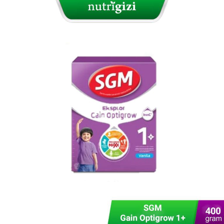 [JL☛/Z♪] Nutrigizi | SGM Gain Optigrow 1+ (1 Tahun Keatas) Susu Tinggi Kalori / Anak Gizi Kurang/ be