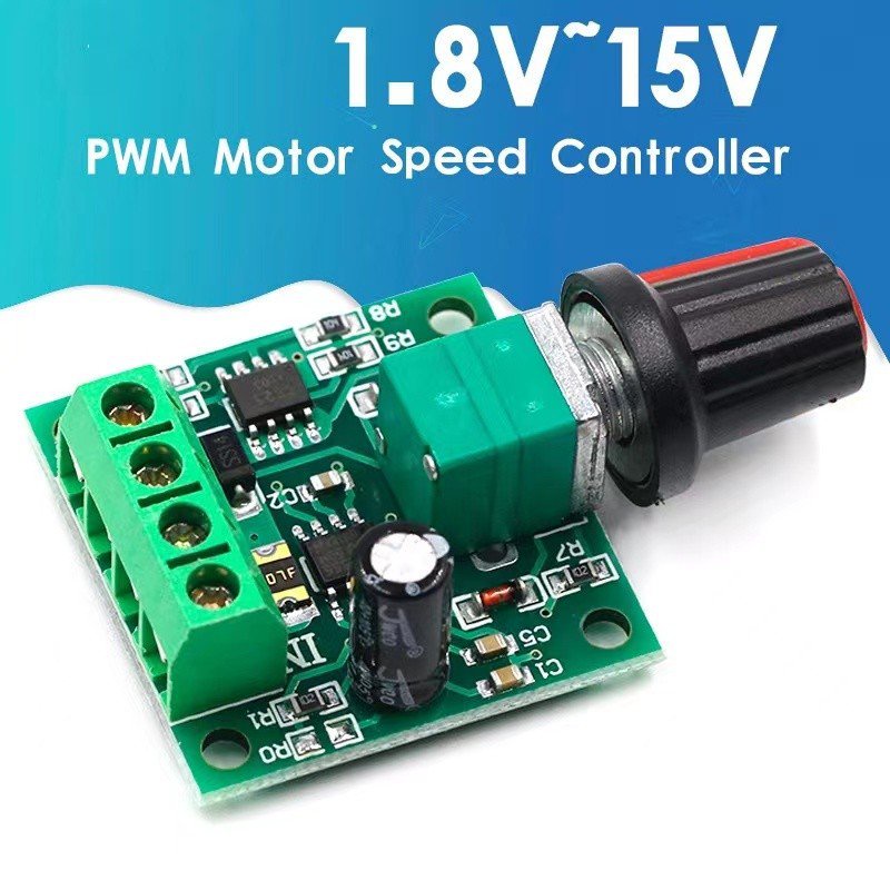 ✅&DC Motor 1.8V 3V 5V 6V 12V PWM Speed Controller Potentiometer Knob Switch Kit Control Governor Pot