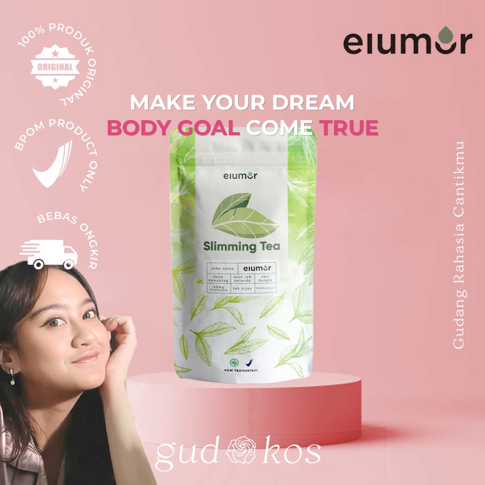 

(WQ❤/J☆] ELUMOR Sliming Tea Isi 30pcs - Sebulan/ tervirall..