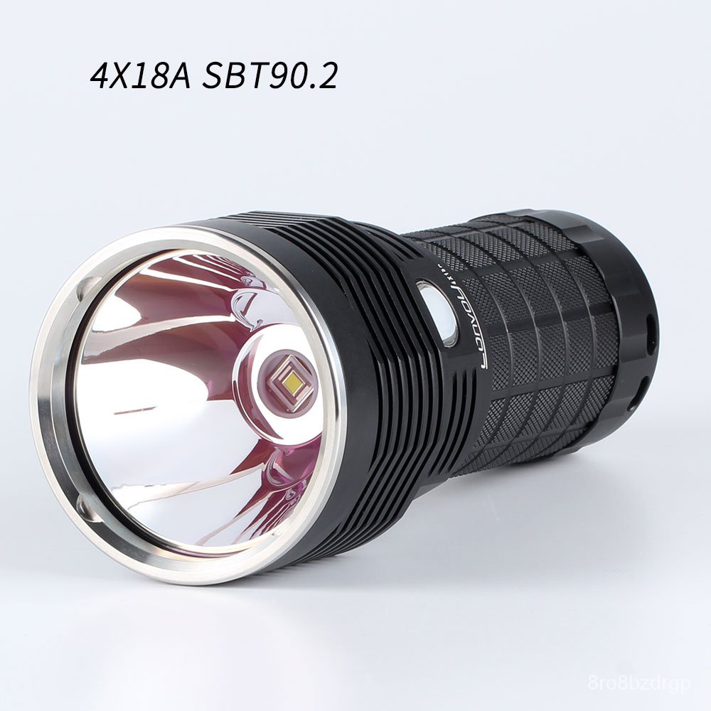 ✅&Convoy 4X18A flashlight, SBT90.2, 5400lm, with temperature control and type-c charging interface,1