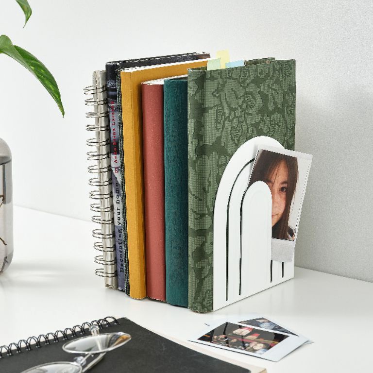 

(O4❤/P❦> HOSSLA IKEA Pembatas Buku Ikea Penahan buku Ikea, putih/ trendings..