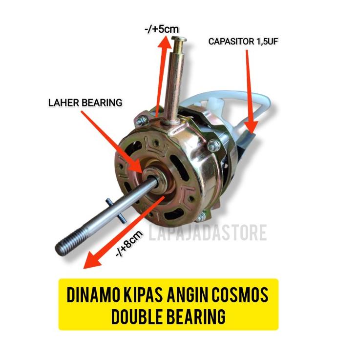 Sale Dinamo Kipas Angin Cosmos Double Bearing / Motor Kipas Cosmos Bearing Termurah Terlaris