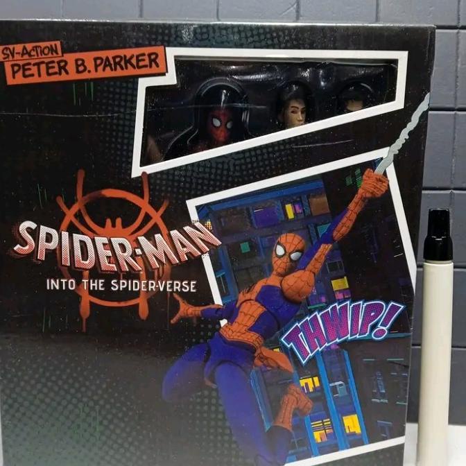 MAINAN FIGURE SPIDERMAN SENTINEL SV-ACTION SPIDER-MAN PETER B PARKER D