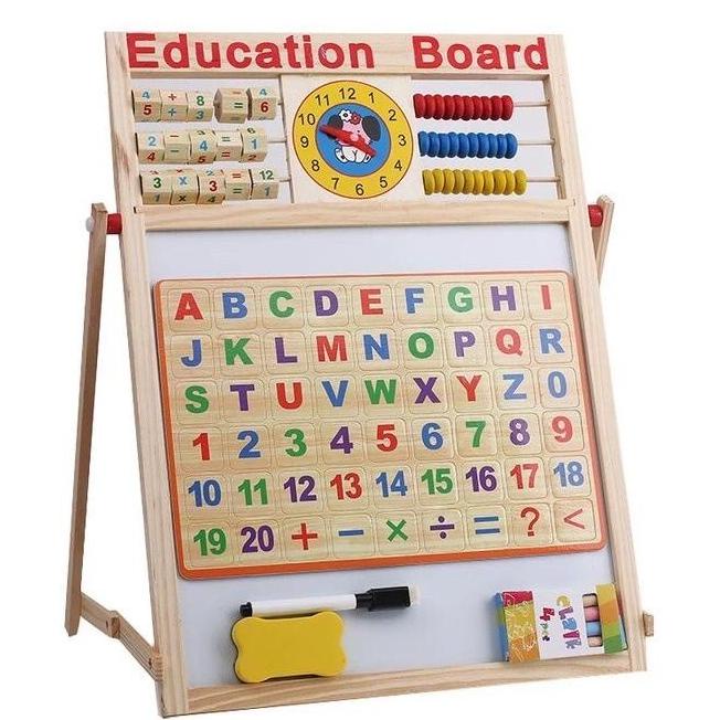 

DRAWING BOARD MAINAN PAPAN TULIS ANAK WHITE BOARD MAGNET BLACK BOARD