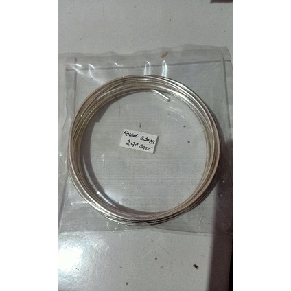 (㊖2LL-✯) Kawat Sepuhan Perak Loding Antena Ukuran 2.5mm / banyak diiminati.