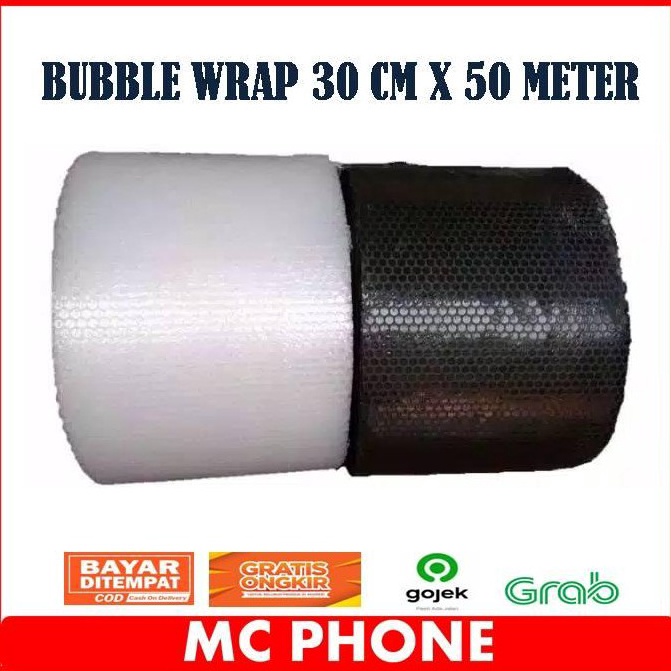 

➡Promo✽ BUBBLE WRAP 30CM X 50M HITAM BENING SELALU READY E78 ➬