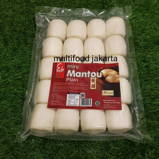 

(㊖JMO-✔> Mantau edo mini plain frozen isi 20 / superr.keren.!