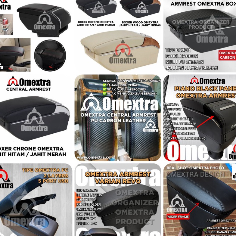 Terjamin Armrest Sienta - Console Box SIENTA - Armrest Box SIENTA - USB.