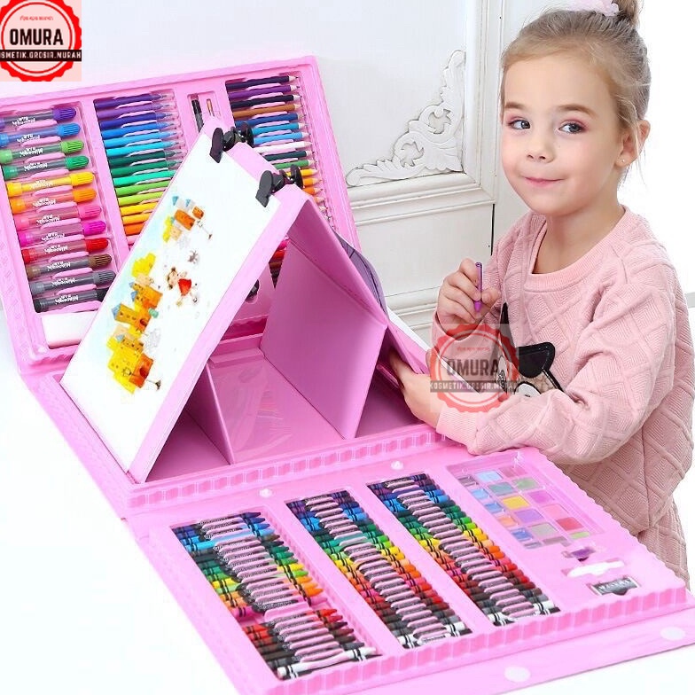 

[PRODUK HHB9Q54] (OM) SET CRAYON 150 / 208 PERLENGKAPAN MEWARNAI ➨Best Produk