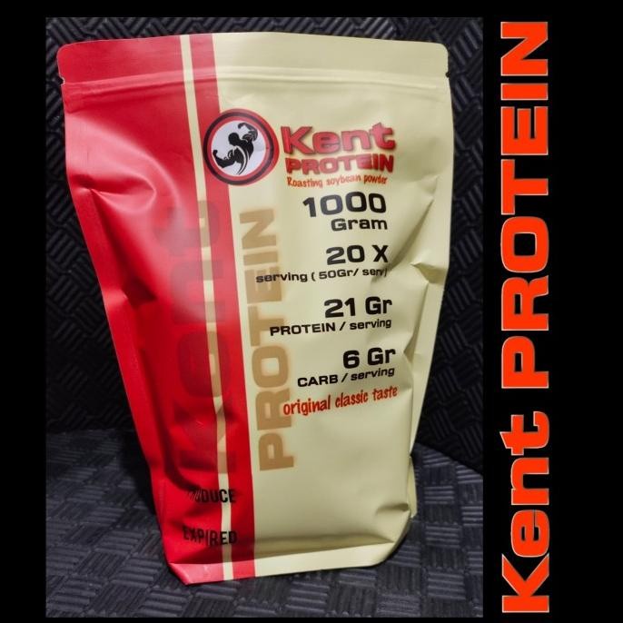 KENT PROTEIN 1KG WHEY PROTEIN LOW BUDGET 100% ROASTED SOY BEAN SUSU