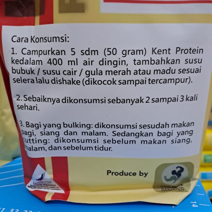 kent protein kedelai 1 kg