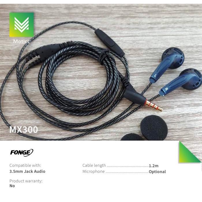 TERLARIS VIDO KILLER - FONGE MX300 EARBUD REAL KERE HORE EARBUD HEADSET