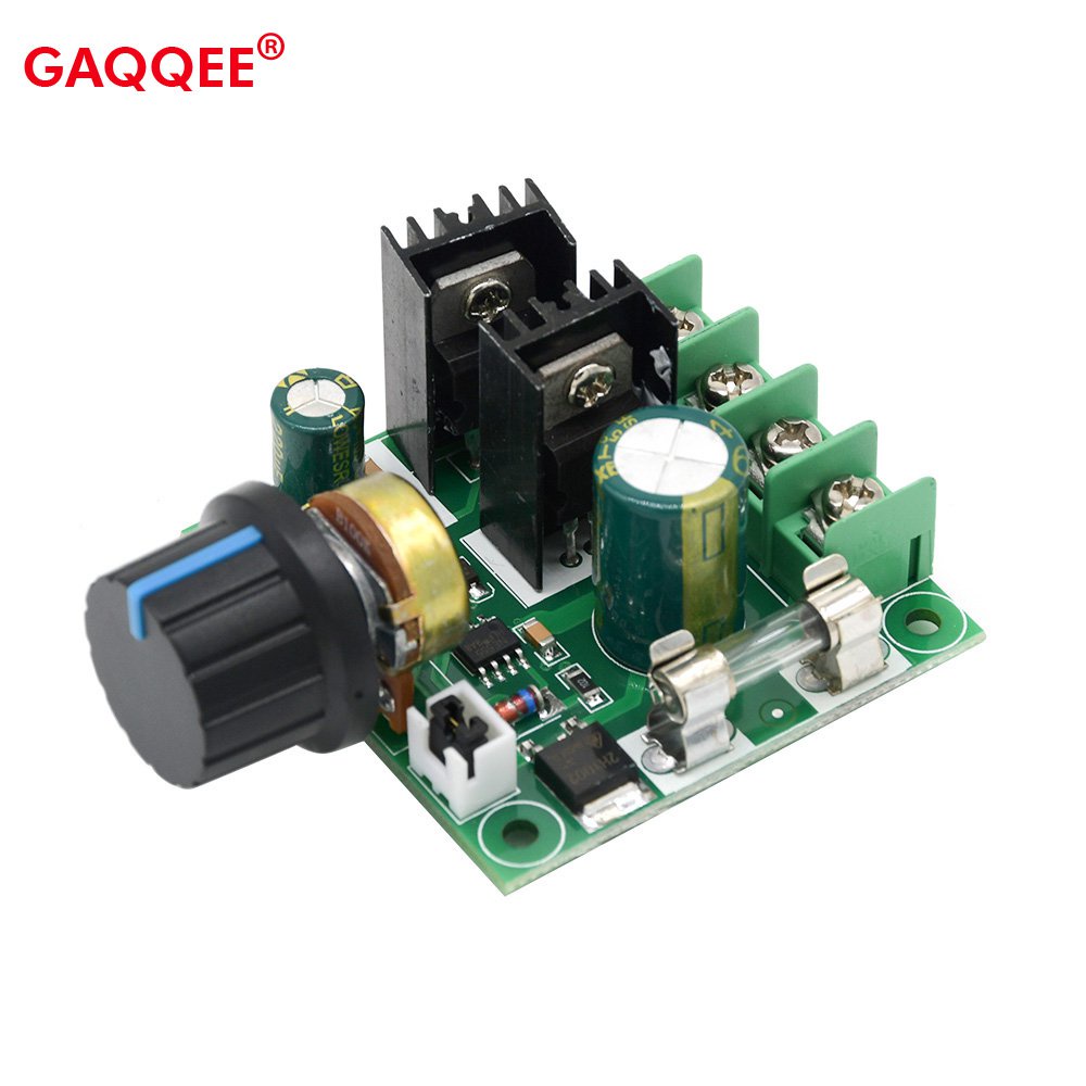 ✅&DC12V-40V 10A Auto PWM DC Motor Speed Controller Regulator Mod Governor 400W with Knob Switch Volt