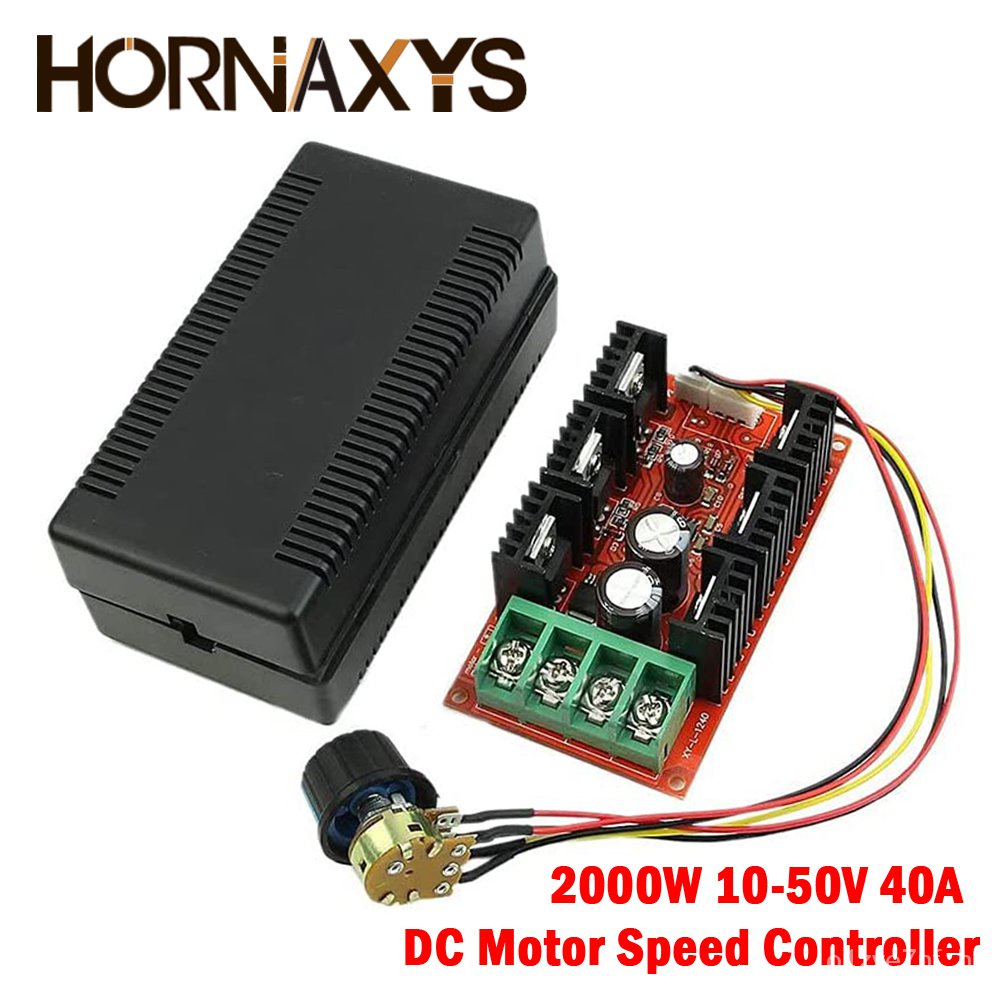 ✅&DC 12V 24V 48V 2000W 10-50V 40A PWM HHO DC Motor Speed Control PWM HHO RC Adjustable Power Control