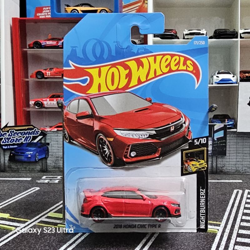 Hotwheels 2018 Honda Civic Type R Merah