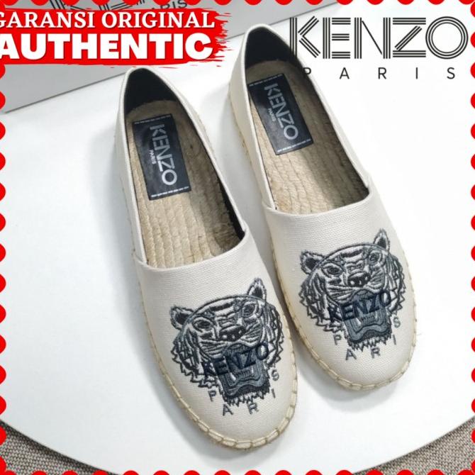 SEPATU KENZO TIGER FLAT SHOES ESPADRILLES WANITA AUTHENTIC