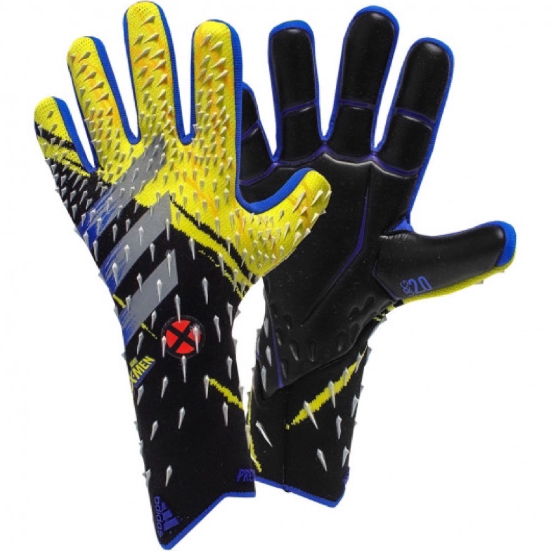 (✔12KI-✓) SARUNG TANGAN KIPER ADIDAS PREDATOR X-MEN YELLOW BLACK IMPORT GRADE ORI / pasti.dikiriim.