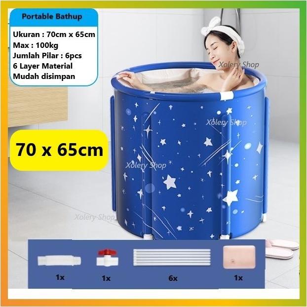 Sale Portable Bathtub Folding Bathup Baby Pool Kolam Mandi Dewasa Anak Termurah