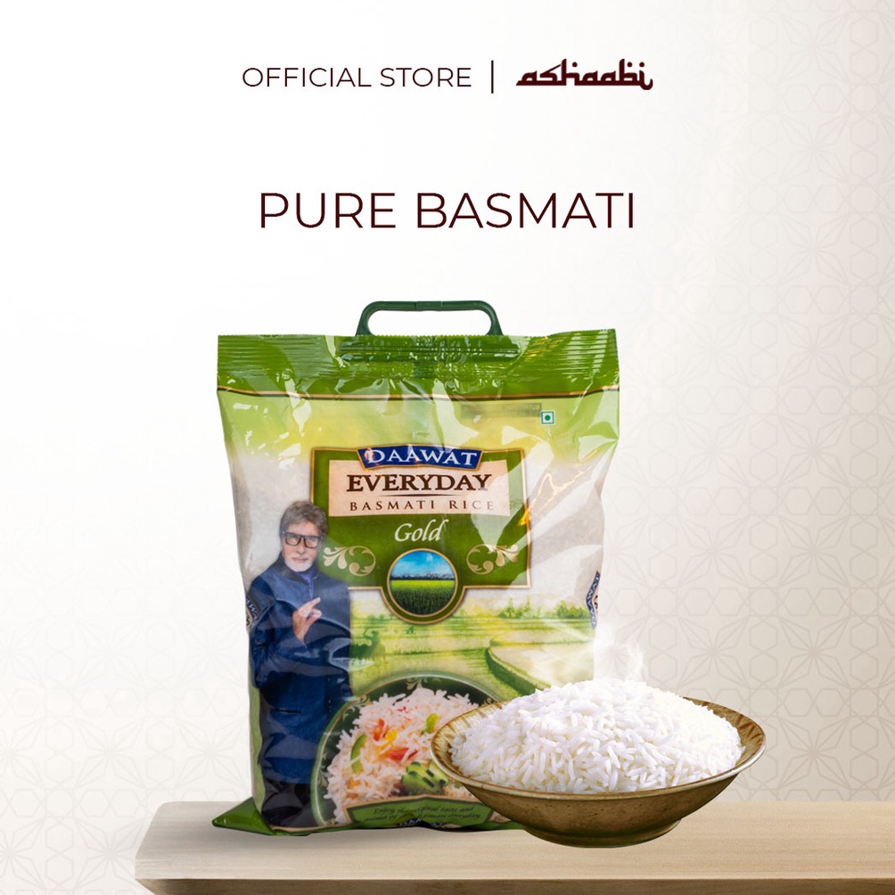 

[IR❣/B㊠] Beras Basmati India 1kg Dawaat Everyday premium Grade A beras mati beras arab brasmati beras panjang sehat diet/ siiap.dikirim.!