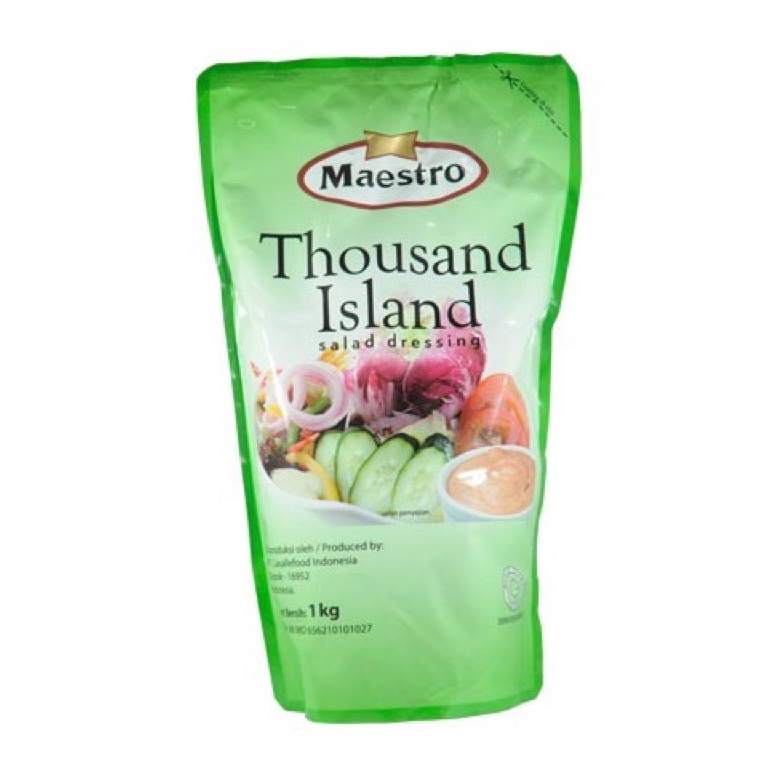 

(F11»/K☼] Maestro Mayonaise Thousand Island Pouch 1KG- siapp.dikirim..